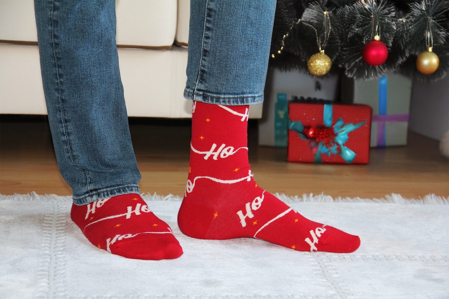 Premium Boxed Christmas Socks by WearMoods
