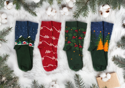 Premium Boxed Christmas Socks by WearMoods