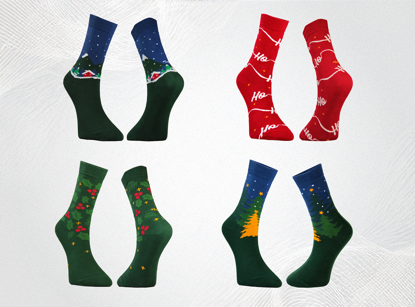 Premium Boxed Christmas Socks by WearMoods